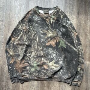 Vintage Realtree Jerzees Camo Sweatshirt Mens XL EUC Hunting Crewneck 90s
